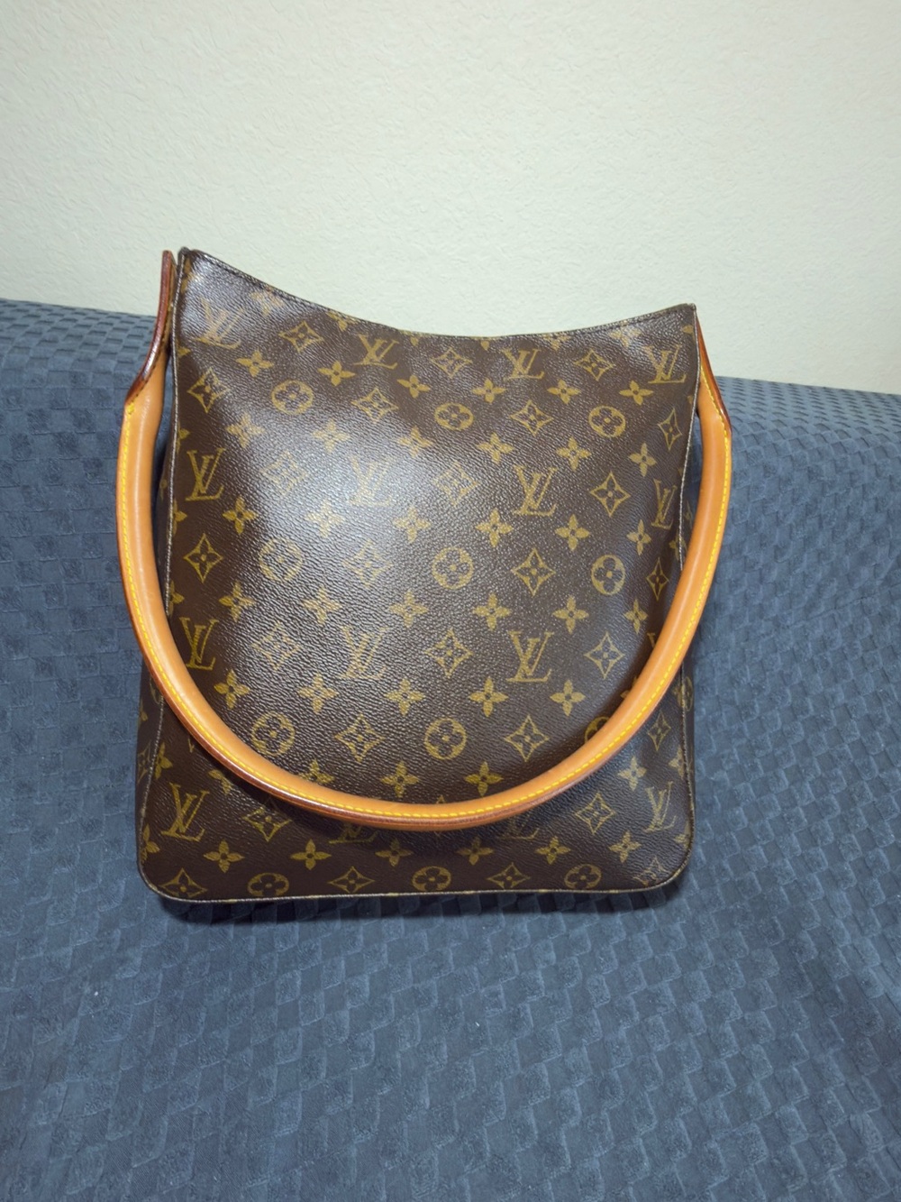 Louis Vuitton Monogram Single-Handle Shoulder Bag in Brown and Tan